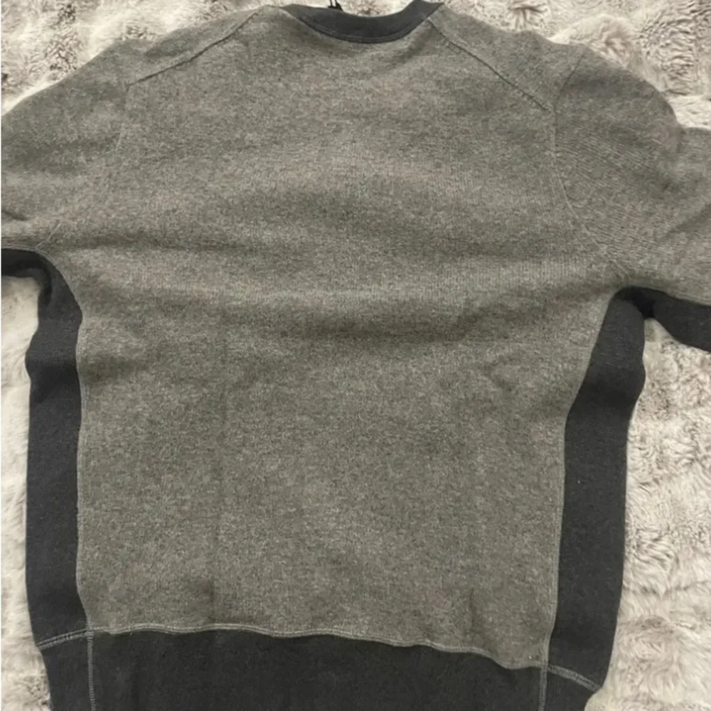Rag & Bone Men's Gray New York Printed Wool Sweater Sz M - Picture 5 of 6